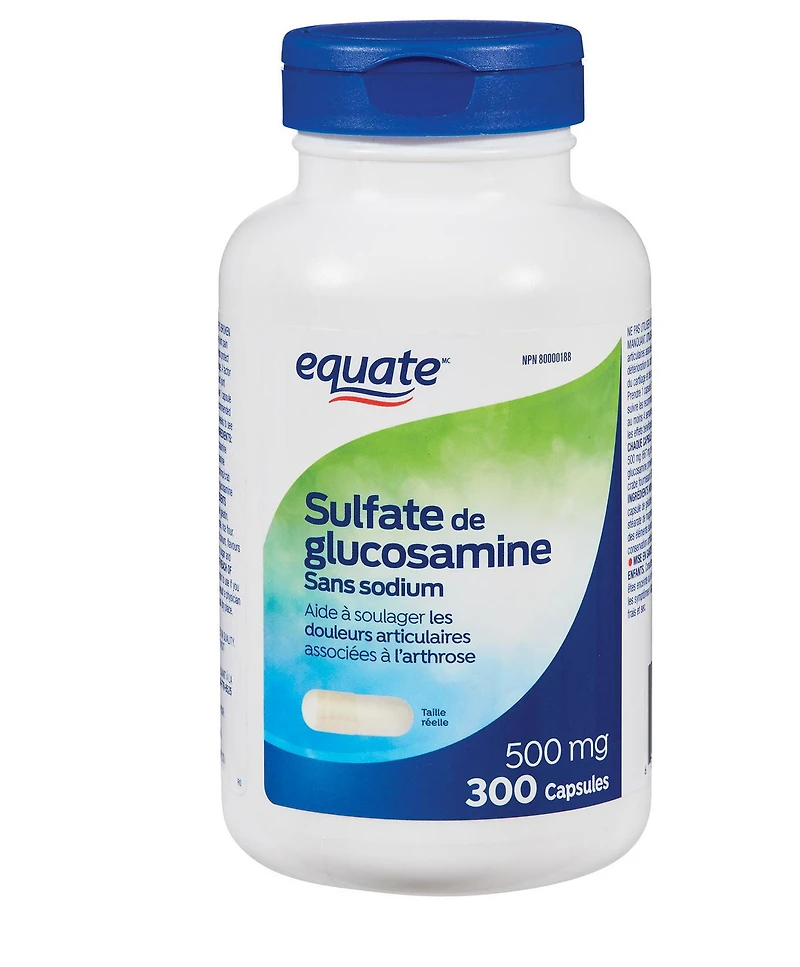 Equate Sulfate de glucosamine 500mg