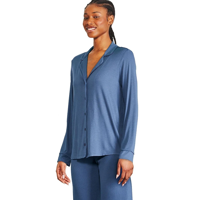 George Women's Notch Collar Pajama 2-Piece Set, Sizes XS-XXL