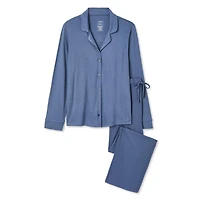 George Women's Notch Collar Pajama 2-Piece Set, Sizes XS-XXL