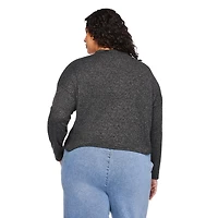 George Women's Plus Hacci Cardigan, Sizes 1X-4X