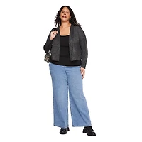 George Women's Plus Hacci Cardigan, Sizes 1X-4X