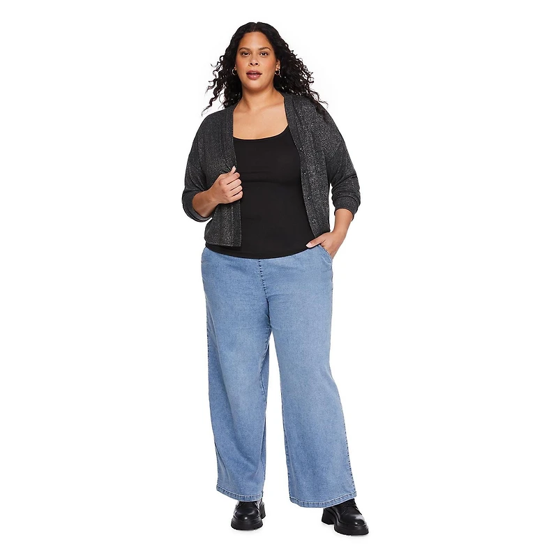 George Women's Plus Rib Tank, Sizes 1X-4X