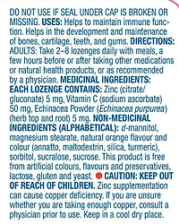 Equate Zinc Lozenges with Vitamin C and Echinacea, 60 Lozenges