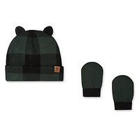 Ensemble 2 pièces avec tuque et mitaines Canadiana unisexe pour nourrissons