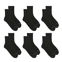 Chaussettes mi-mollet Fruit of the Loom All Day Comfort pour femme, tailles 35-41 (lot de 6) Chaussettes douces et respirantes, confort total.