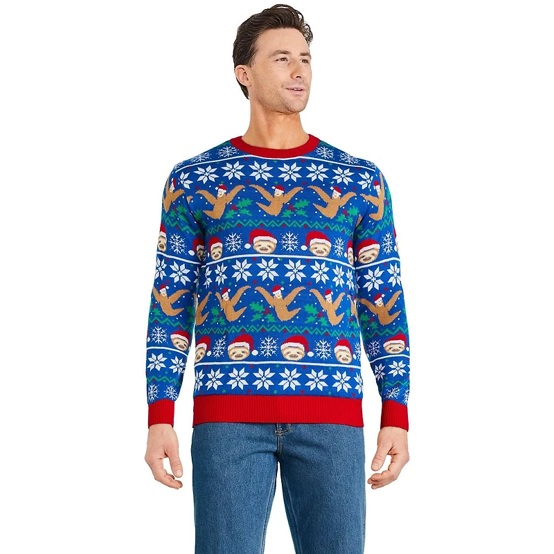 Chandail avec lumières de Noël George pour hommes
