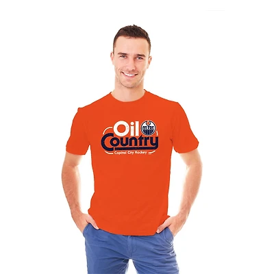 NHL Men's Edmonton Oilers Country  Short Sleeve T-Shirt *On-Line Exclusive