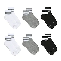 Fruit of the Loom Chaussettes de cheville confort toute la journée (paquet de 6) Les socquettes pour femmes All Day Comfort de Fruit of the Loom sont conçues pour une douceur extrême et un ajustement plus confortable de la salle de sport à la vie quotidienne.