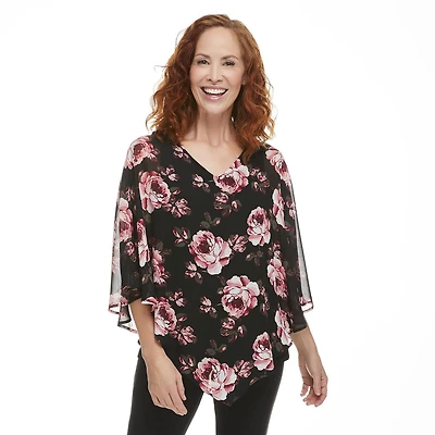 Penmans Women's Handkerchief Chiffon Top