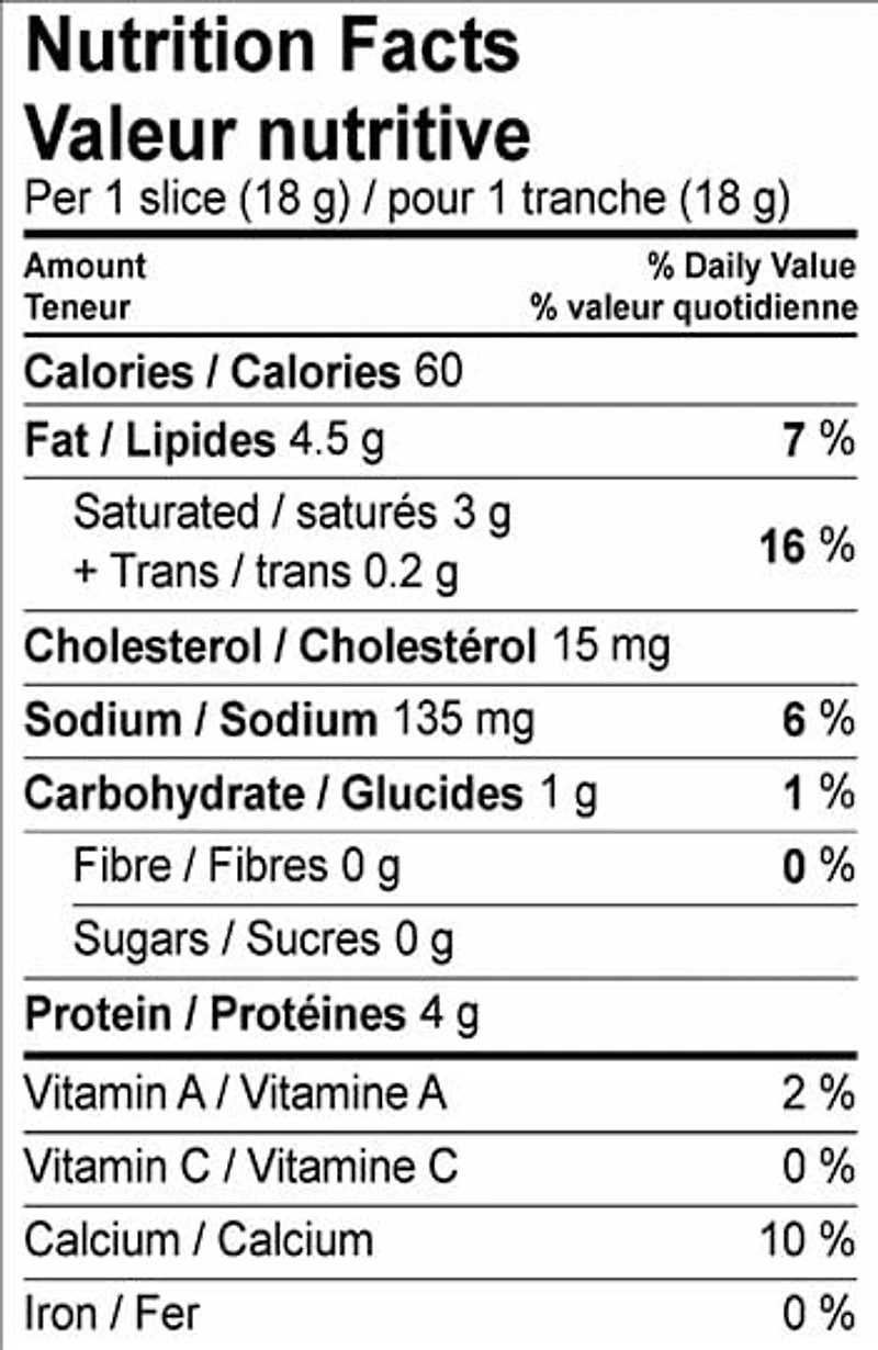 Saputo Gouda Cheese Slices, 180 g