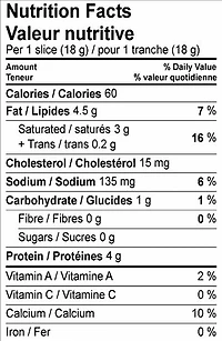 Saputo Gouda Cheese Slices, 180 g