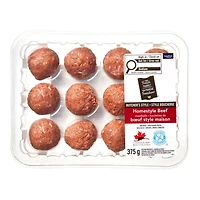 Homestyle Beef Meatballs, Your Fresh Market, 375 g