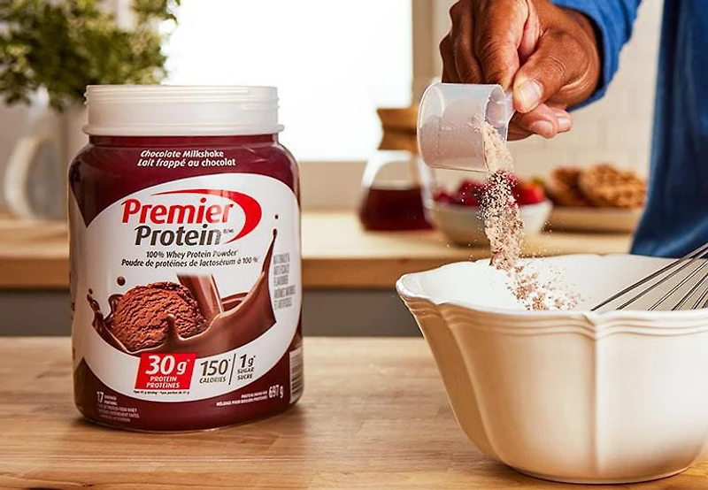 Poudre Premier Protein pour lait frappé au chocolat, 17 portions 697 grammes