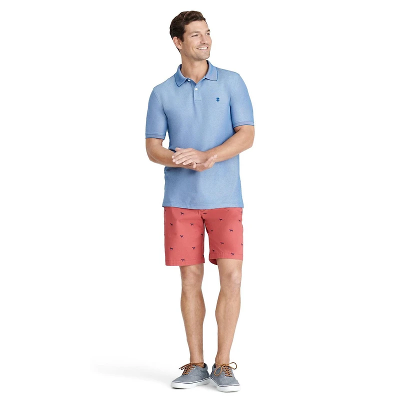 IZOD MENS SHORT SLEEVE PIQUE POLO