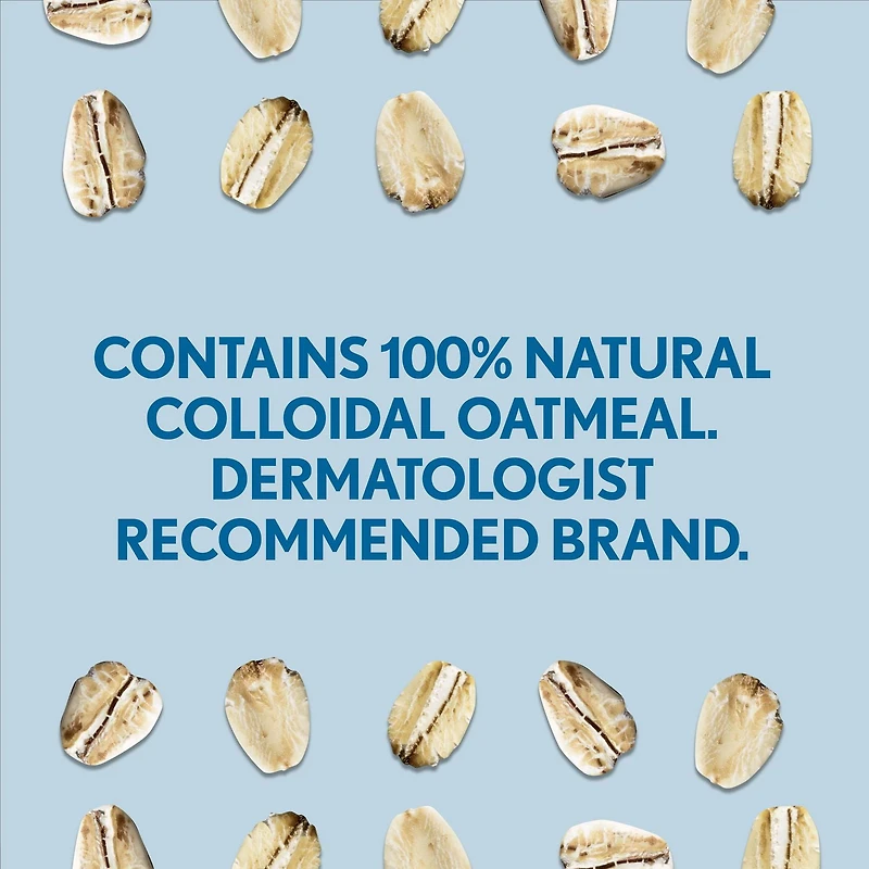 Aveeno Soothing Bath Treatment, Eczema, Dry Skin Relief, Colloidal Oatmeal Bath, Cleanser, Fragrance Free, 8 x 42g