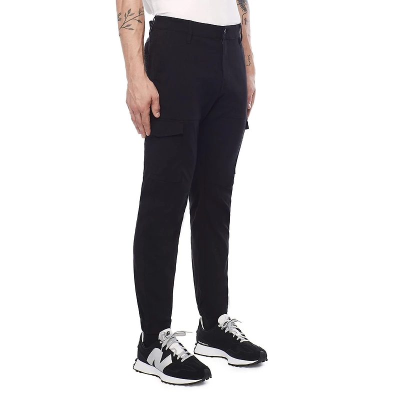 Pantalons Cargo "Super Stretch " Dark Black pour hommes