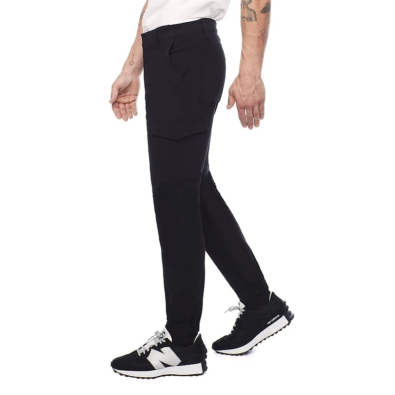Pantalons Cargo "Super Stretch " Dark Black pour hommes