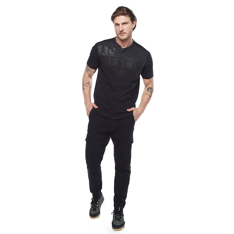 Pantalons Cargo "Super Stretch " Dark Black pour hommes