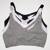 Soutien-gorge sport construit Fruit of the Loom pour femmes en paq. de 3 Tailles 34, 36, 38, 40, 42