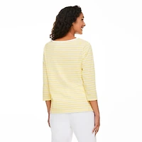 Penmans Women's Printed 3/4 Sleeve Tee