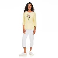 Penmans Women's Printed 3/4 Sleeve Tee