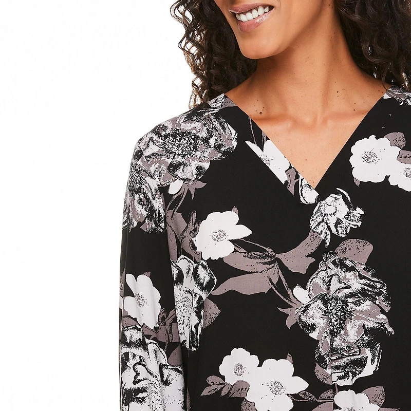 Chemisier avec manches roulées à languette Penmans pour femmes