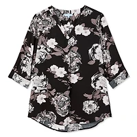 Chemisier avec manches roulées à languette Penmans pour femmes