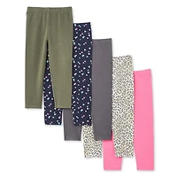 Lot de 5 leggings George pour petites filles