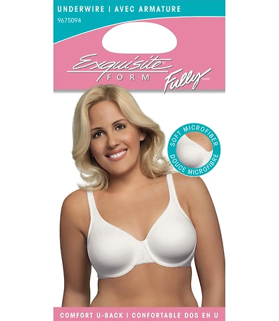 Exquisite Form #9675094 FULLY Soft Cup Full-Coverage Bra, Underwire, Sizes 38C - 44DD