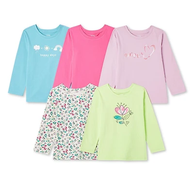 Lot de 5 t-shirts George pour petites filles