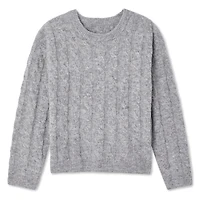 Chandail en maille torsadée George pour filles