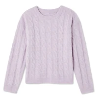 Chandail en maille torsadée George pour filles