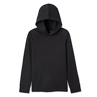 Athletic Works Boys' Textured Hooded Tee