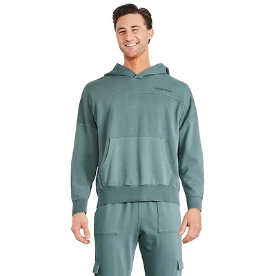 Haut à capuchon en tissu éponge bouclé George pour hommes Tailles P-2XL