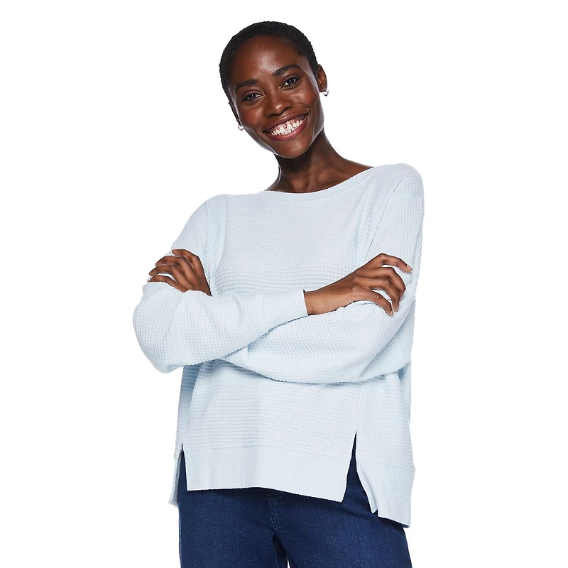 Chandail en tricot gaufré George pour femmes Tailles TP–TTG