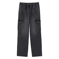 Pantalon cargo en denim à enfiler George pour garçons