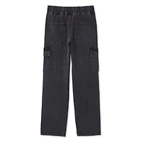 Pantalon cargo en denim à enfiler George pour garçons