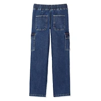 Pantalon cargo en denim à enfiler George pour garçons