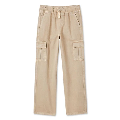 George Boys' Pull-On Cargo Denim Pant