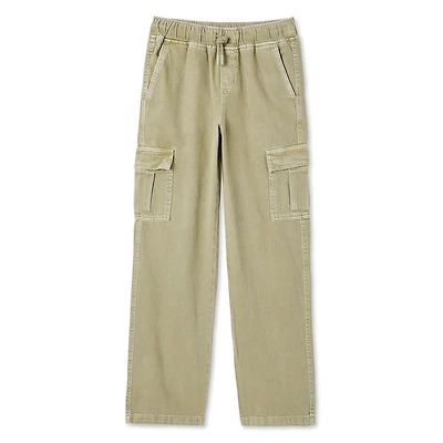 George Boys' Pull-On Cargo Denim Pant