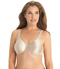 Exquisite Form #9675123 FULLY Full-Support T-Shirt Bra, Seamless Cups, Stretch Satin, Underwire, Sizes 36C