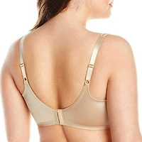 Exquisite Form #9675123 FULLY Full-Support T-Shirt Bra, Seamless Cups, Stretch Satin, Underwire, Sizes 36C