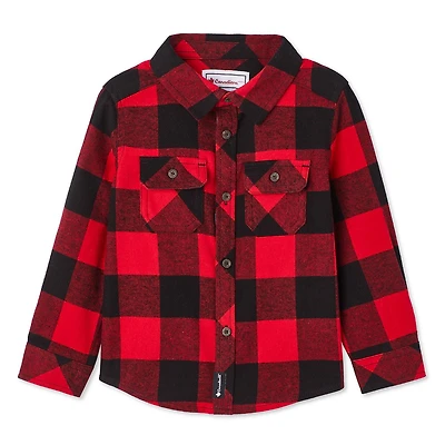 Chemise en flanelle Canadiana collection non genrée pour tout-petits Tailles 2T-5T