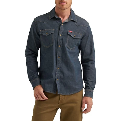 Wrangler Chemise en denim volume