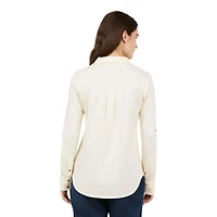 CHAPS-LONG SLEEVE KNIT SHIRT