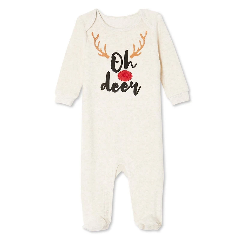 George Baby Boys' Holiday Footed Sleeper