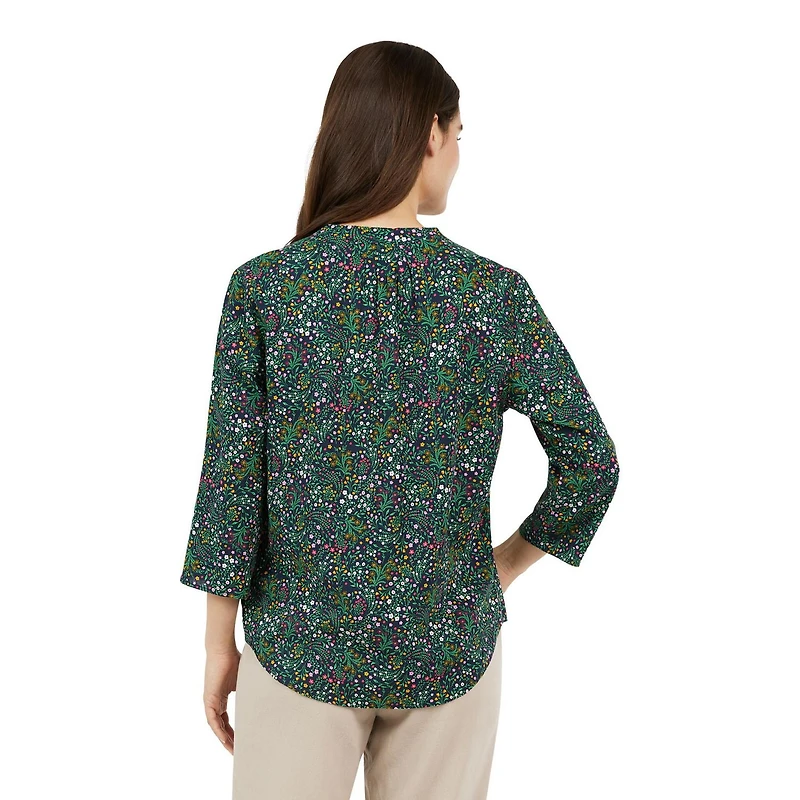 CHAPS-SPLIT NECK TOP