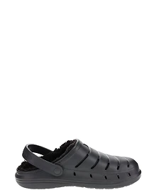 Rugged Shark Men's Faux Fur Clog Shoes