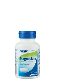 Equate Magnesium Oxide, 500mg, 100 Tablets