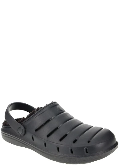 Rugged Shark Men's Faux Fur Clog Shoes